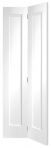 Pattern 10 White Bi-fold Door